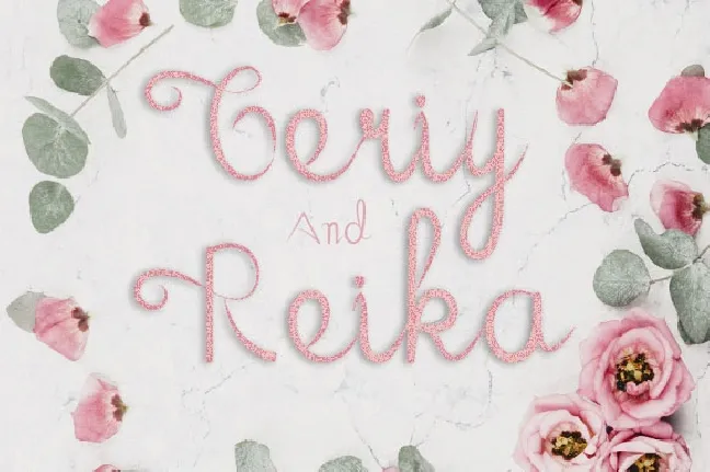 Geriy and Reika font