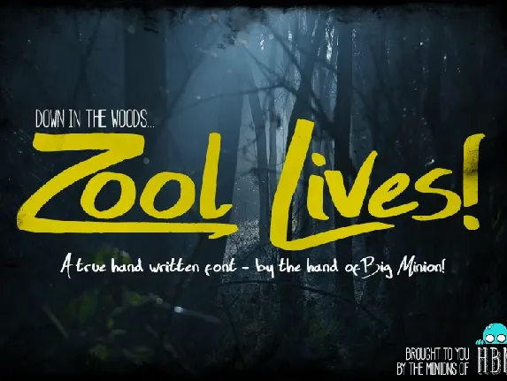 Zool Lives Script Free font