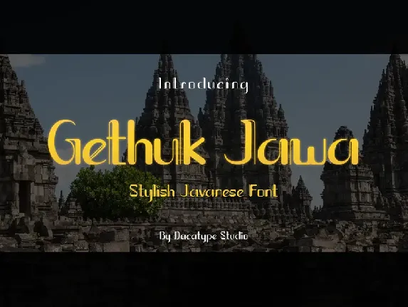 Gethuk Jawa font