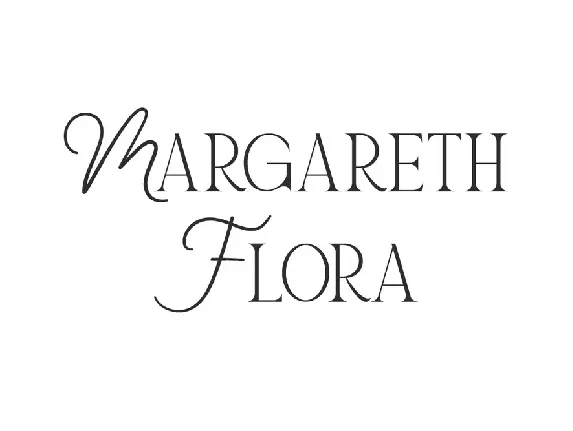 Margareth Flora Demo font