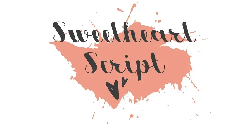 Sweetheart Script font