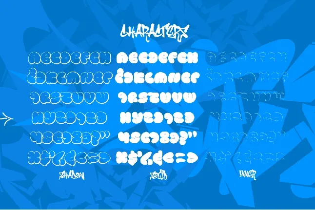 Vandal Blow Graffiti font