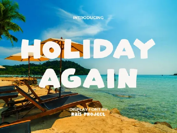 Holiday Again font