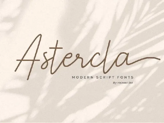 Astercla Modern Script font