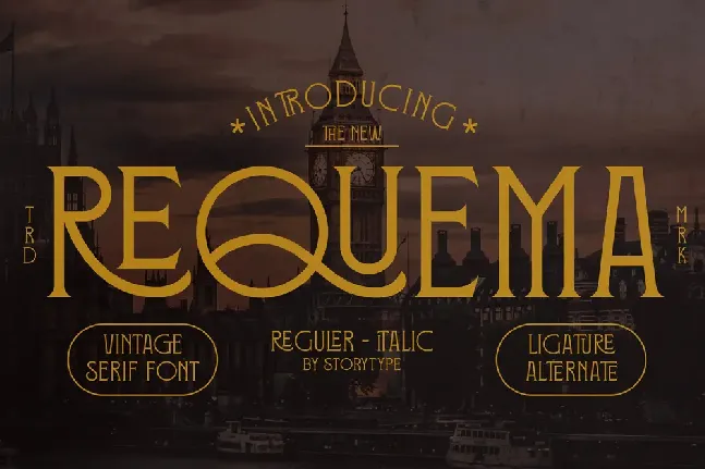 REQUEMA font