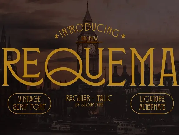 REQUEMA font