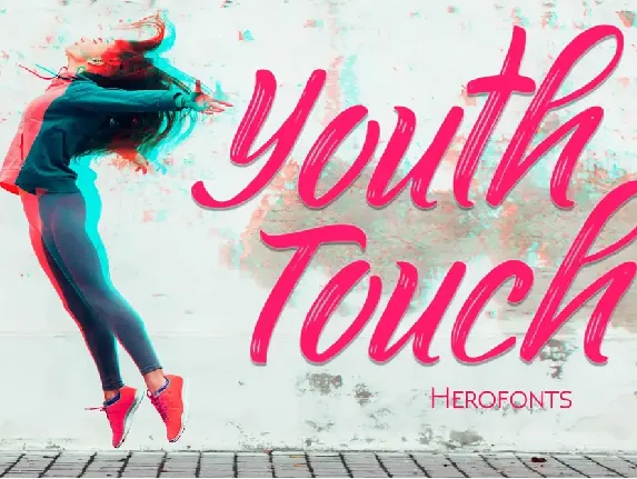 Youth Touch Â© Typeface font