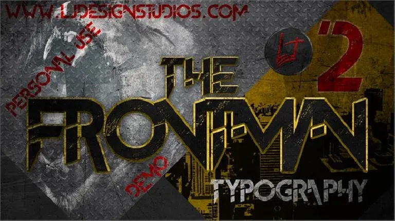 The FrontMan2 font