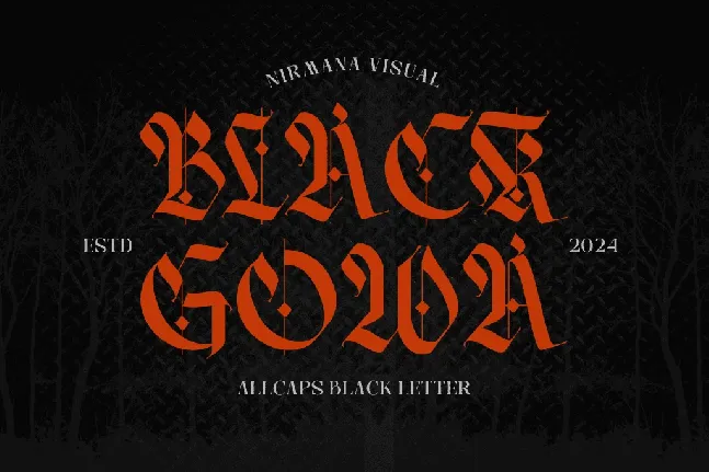 Black Gowa - Demo Version font