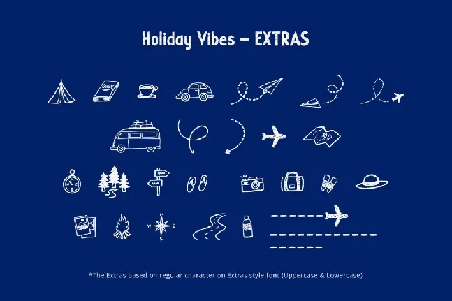 Holiday Vibes Free font