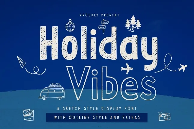 Holiday Vibes Free font