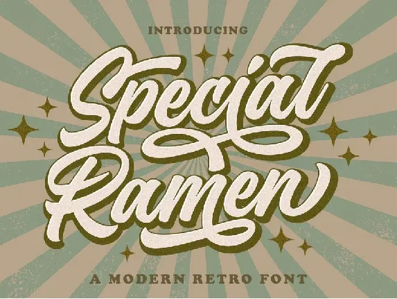 Special Ramen font