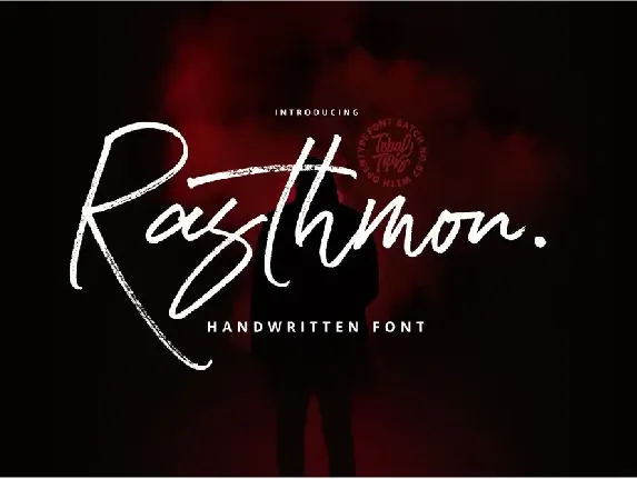 Rasthmon Brush font