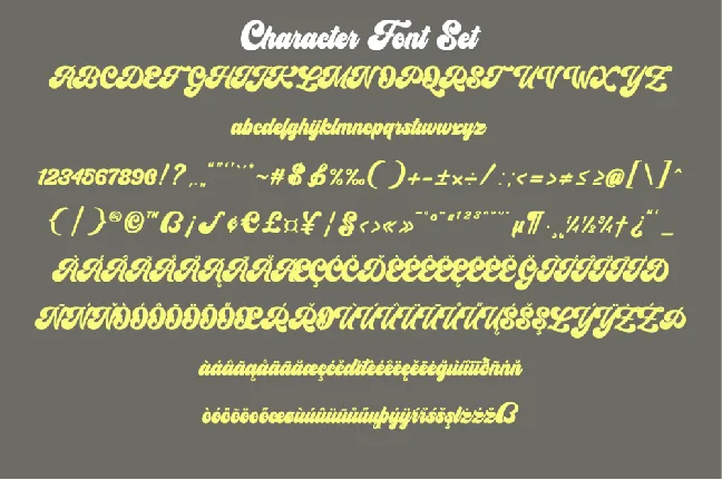 Rinterland font