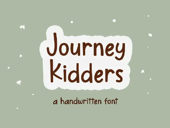 JourneyKidders font