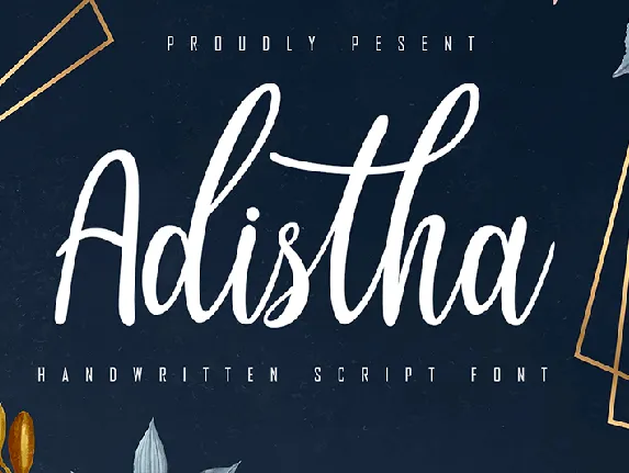 Adistha font