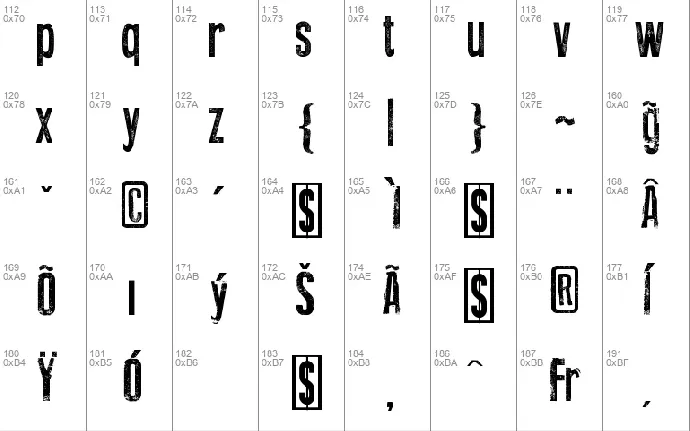 Press Style font