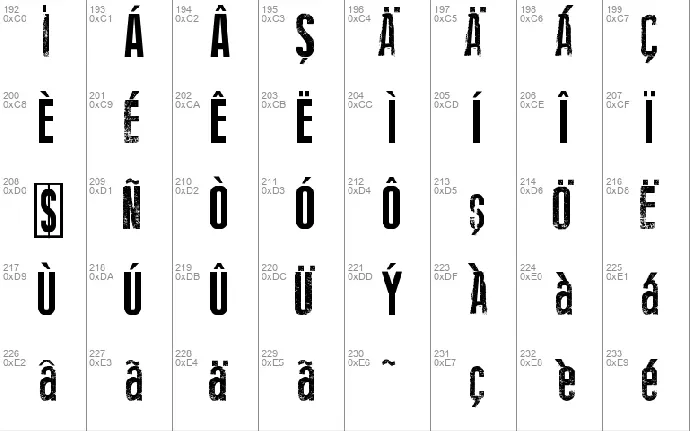 Press Style font