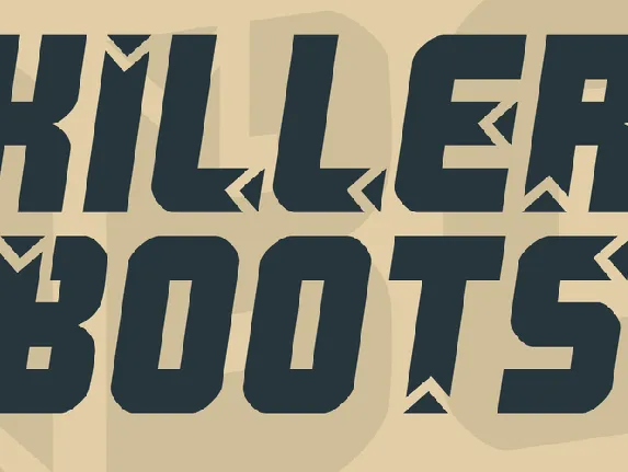 Killer boots font