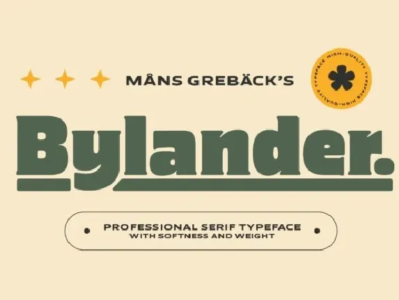 Bylander font