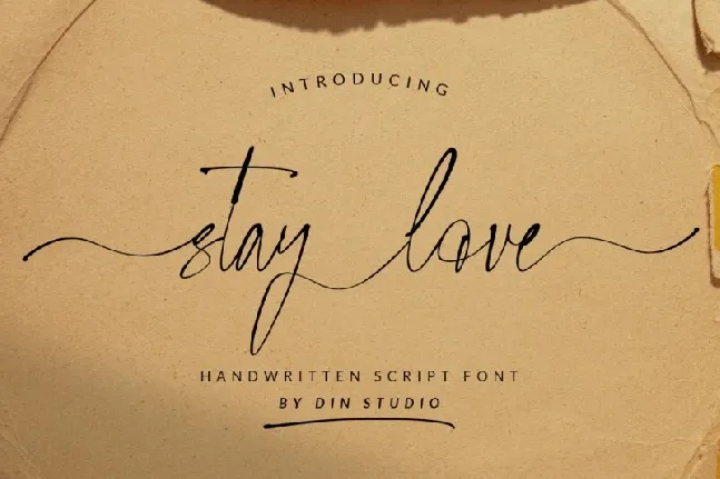 Stay Love font