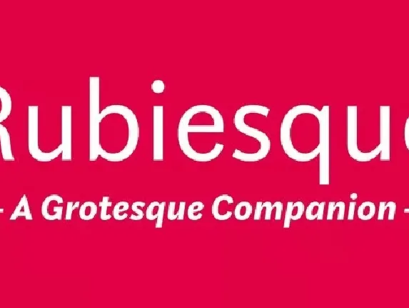 Rubiesque Family font