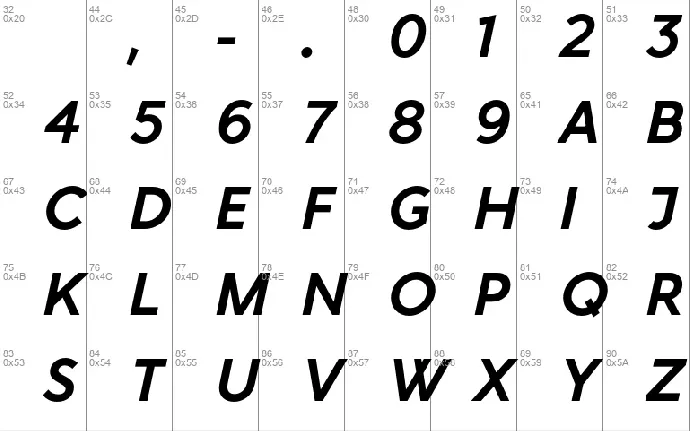 Rhizome Family font