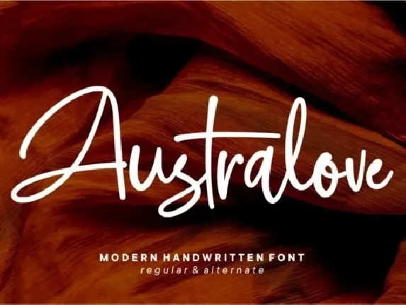 Australove Handwritten font