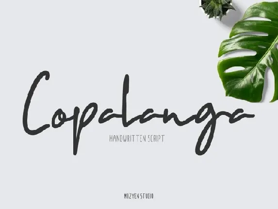 Copalanga font