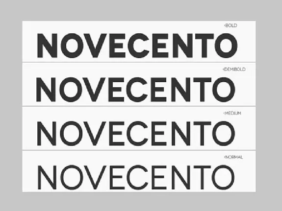 Novecento font