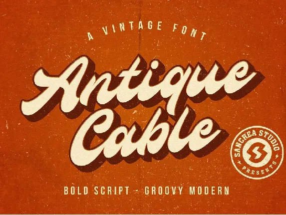 Antique Cable font