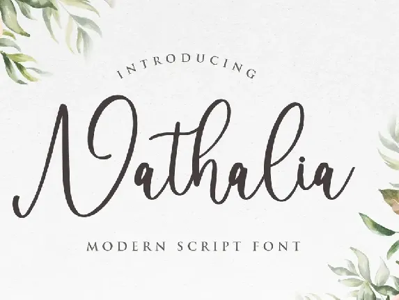 Nathalia font