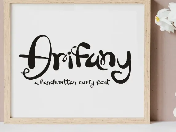 Arifany font