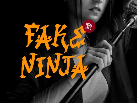 Fake Ninja font