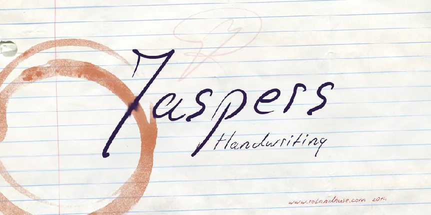 Jaspers Handwriting font