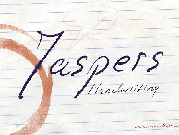 Jaspers Handwriting font