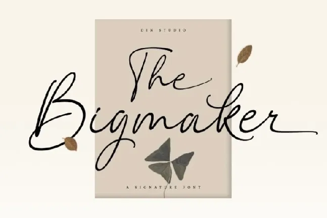 The Bigmaker font