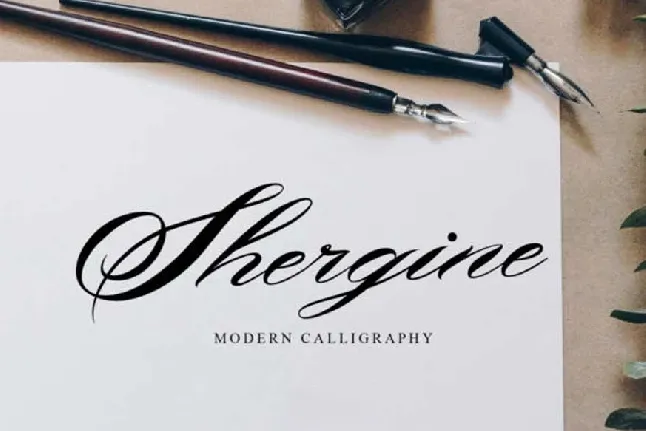 Shergine font