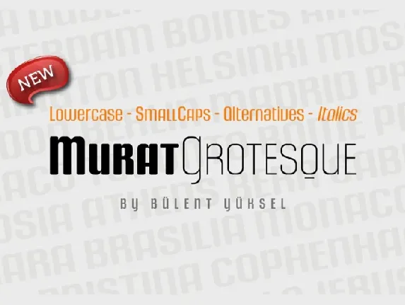 Murat Grotesque Family font