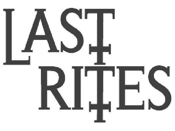 Last Rites font