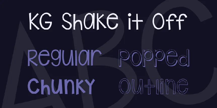 KG Shake it Off font