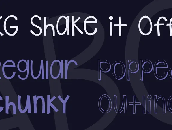 KG Shake it Off font