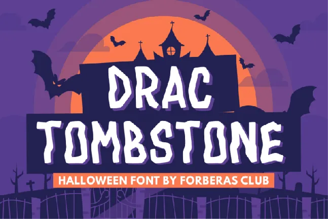 Drac Tombstone font