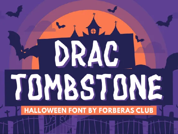 Drac Tombstone font