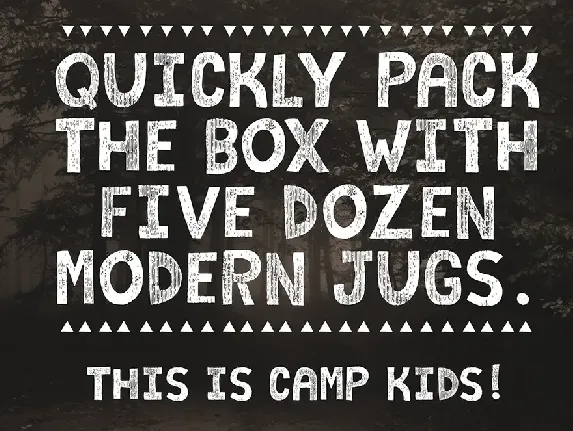 Camp Kids font