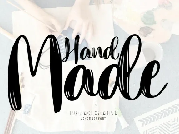 Hand Made Script font