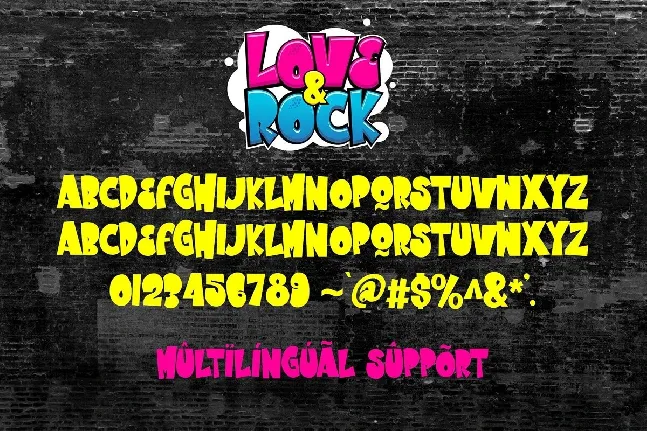 Love And Rock font