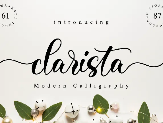 Clarista font