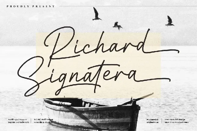 Richard Signatera font