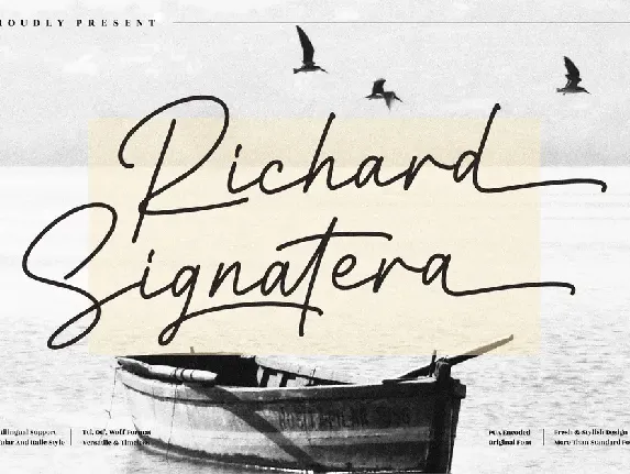 Richard Signatera font